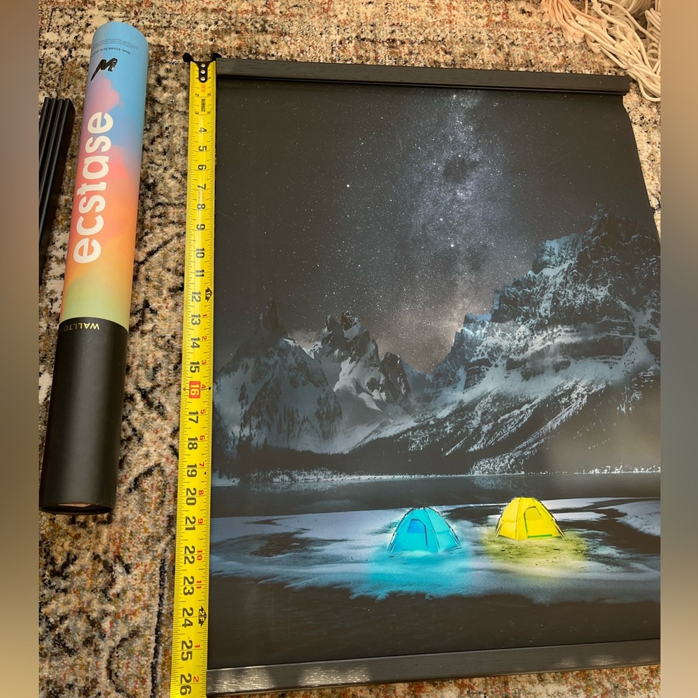 Ectase - The Nights” Printed Canvas Augmented Reality Prints - With Frame